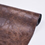 Stock Lot Patent Warp Knitting Elastic Stretch Emboss Two Tone Oil Skin Effect Synthetic Pu Leather Faux For Bags
