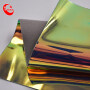 Double Rainbow TPU Designer Leather Shiny Material for fashion shoes