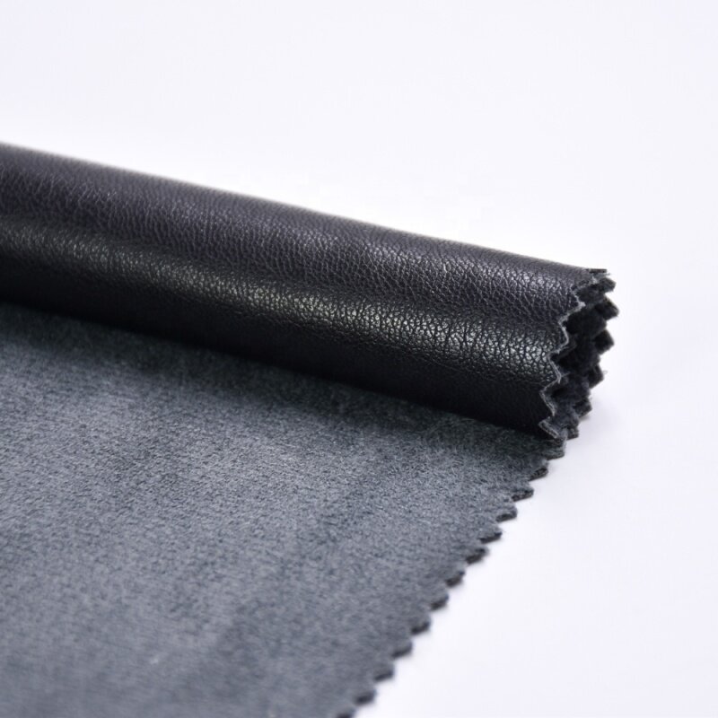 Environmentally friendly and skin-friendly recycled protein pu faux leather fabric