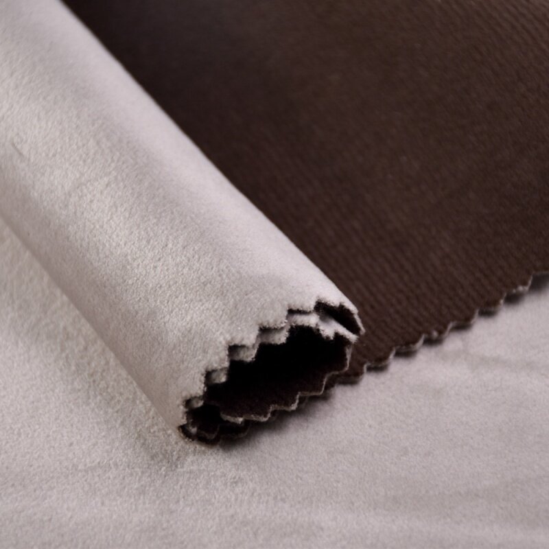 Sing-rui Comfortable Velvet Sofa Fabric Composite Warp Knitted Fabric and Sofa Upholstery Fabric