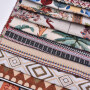 New design sofa fabric Middle Eastern classic totem pattern upholstery fabric solid fabric