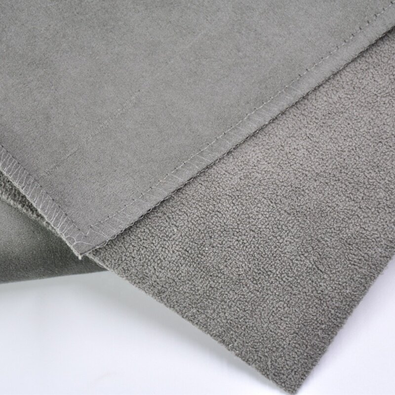 Multi Color 100% polyester custom upholstery T400 Suede sofa fabric for furniture textile