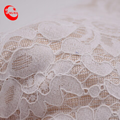 Waterproof Soft Mesh Pu Embroidery Lace Leather Fabric
