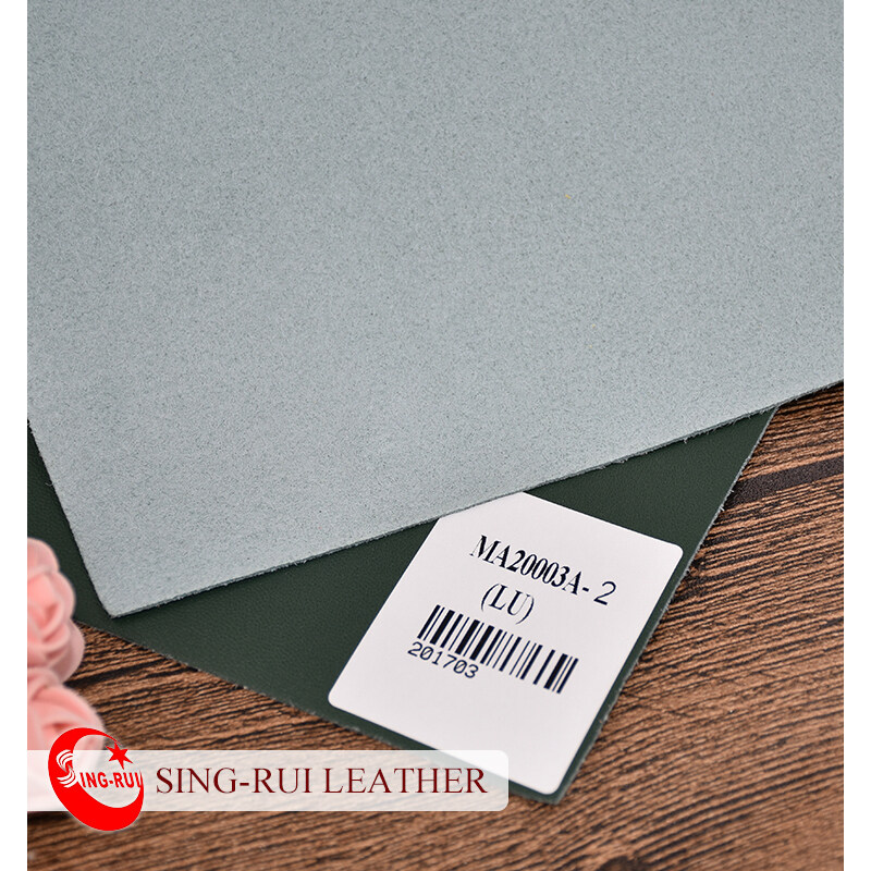 Eco-Friendly Nappa Vegan Grain Microfiber Leather for bag