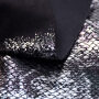 Cheap Fabric Manufacturer Custom Stock 100 Polyester Knitted Snake Skin Material Fabric Upholstery Bag Shoe
