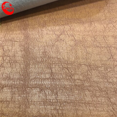 China Custom High Quality 0.8Mm Single Brush Backing Synthetic Leather Pvc  Pu Leather Fabric For Women Bag Leather