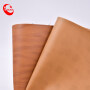PVC Faux Leather Brown Embossed Two-Tones Synthetic Leather for Shoes