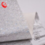 High-Fashion geometric pattern Glitter Sparkly Shiny Synthetic PU Faux Leather Fabric For Bags shoes bags decorat