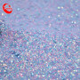 A4 Vinyl Sheet Iridescent Candy Color Chunky Glitter Fabric Solid Sparkly Faux Leather Sheets For Bag Shoes Decoration