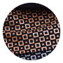 Hot Sale Southeast Asia Professional Custom Screen Printing Square Pattern Faux Nubuck Pu Leather For Shoes