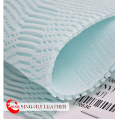 Wholesale textile fabrics 100% Polyester Air Mesh Fabric Wave Pattern for Sport Shoe