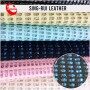 Competitive Product Shoe&Handbag Leather 100% Pu Synthetic Glitter Leather