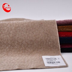 Short And Soft Villus Embossed Suede Fabric