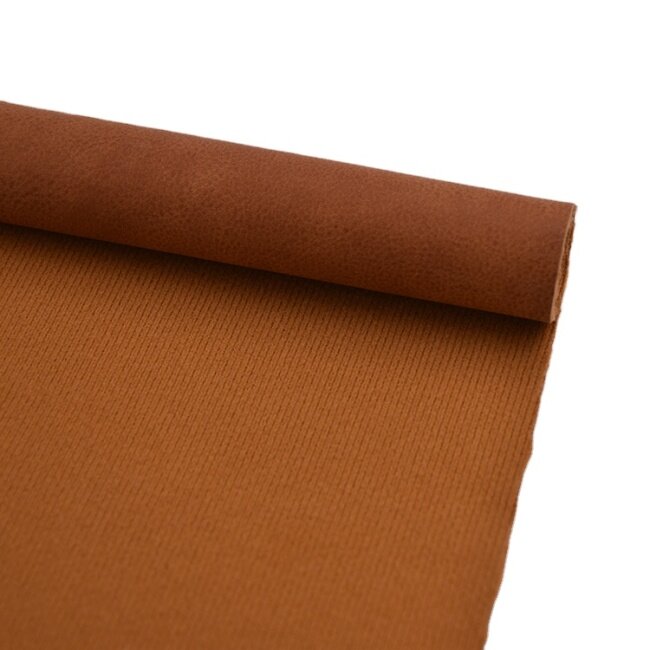 Two Tones Leather PU Synthetic Printed Leather Fabric Rolls