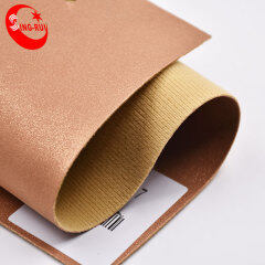 Shiny Synthetic Leather Fabric Pu Leather Fabric With Pearl Effect
