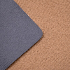 PVC Leather Synthetic Upholstery Fabric For Sofa With Leathaire Thick Backing