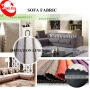 Eco-Friendly Bamboo Joint Pattern Imitation Linen Sofa Fabric