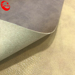 Recycled Bonded Leather Printed PU Embossing Leather