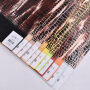 Eco-Friendly Polyester Crocodile Design In Fashionable Effect With Foil New Development Knitted Fabric For Bag And Shoes