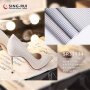 Manufacturer In Stock Eco Friendly Biodegradable Cinderella TPU film PU synthetic leather fabric for shoes