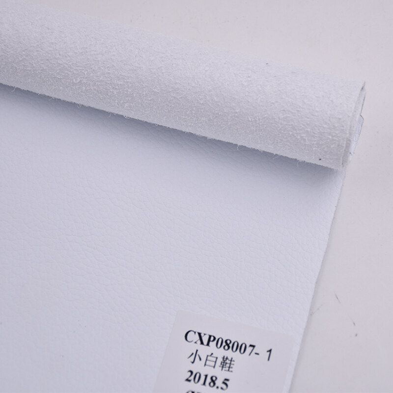 Beautiful Selling Microfiber Emboss Synthetic Leather For White Shoes