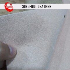 Professional Non-woven Backing Tumbling Pig Leather Lining Printed Pu Leather For Shoes