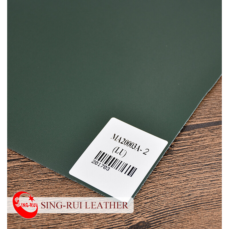 Eco-Friendly Nappa Vegan Grain Microfiber Leather for bag