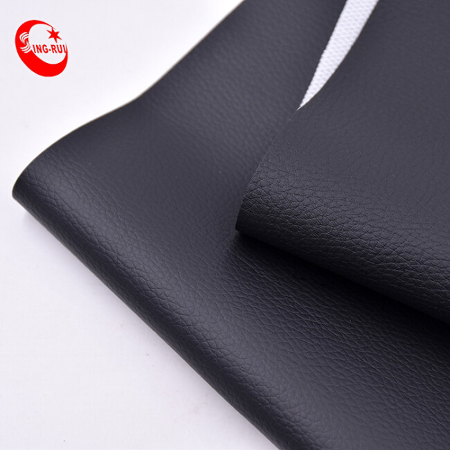 PVC Leather Synthetic Upholstery Fabric For Sofa With Leathaire Thick Backing