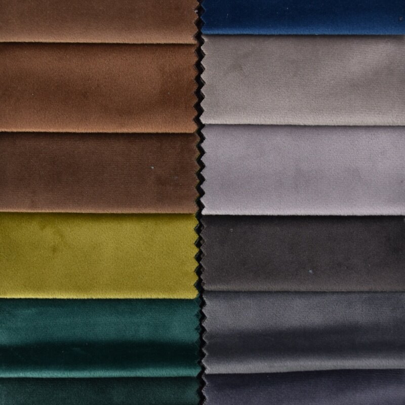 Sing-rui Comfortable Velvet Sofa Fabric Composite Warp Knitted Fabric and Sofa Upholstery Fabric