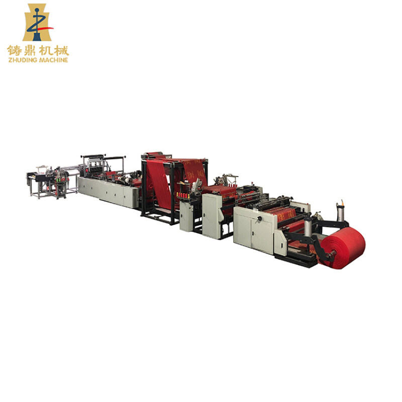 Fully automatic multifunctional non woven bag making machine