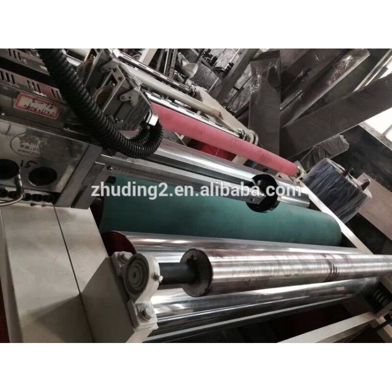 ZHUDING Full automatic non woven fabric laminating machine, BOPP film with pp woven fabric lamination machine