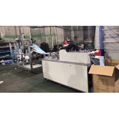 High speed full automatic medical face flat mask making machine