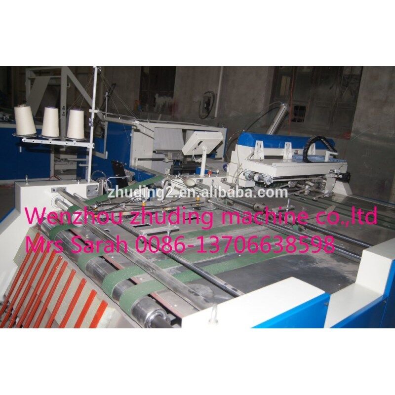 High speed automatic woven bag cutting and sewing machine, Non woven bag cutting and sewing machine, PP woven bag making machine