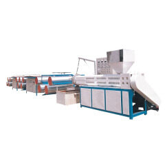 High speed microcomputer control PP plastic flat yarn extrusion line