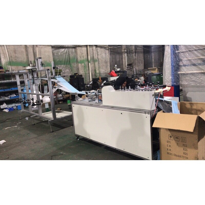 Automatic doctor disposable face flat mask machine production line