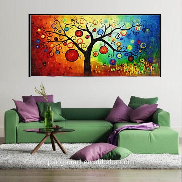 Living Room 1 piece  HD Unframed Painting Hot Flowers For Home Wall Art Decor Artwork Draw Modern Decorative Bedroom