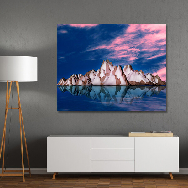 Canvas Painting Digital Painting mountain picture landscape oil painting for Living Room Decor