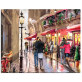 Paris Street scenery popular diy oil paint by numbers kit painting Diy canvas painting by numbers 40X50cm Acrylic