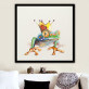 Handmade Wall Decoration Frogs with crowns  Abstract Canvas Art Oil Painting decor wall decor