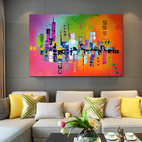 Wall paintings Hand painted Modern Abstract canvas Oil Paintings home Decoration Abstract Oil Painting wall picture Living Room