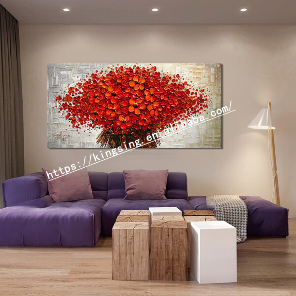 2018 NWE Design Handmade single panel landscape abstract oil painting for wall Arts Decor on canvas