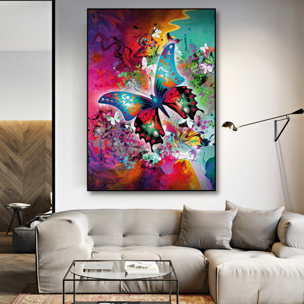 YiWu factory high quality Butterfly DIY 5D diamond painting by numbers for adults paint by numbers