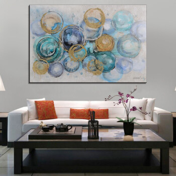 Abstract Nordic Style Oil Painting on Canvas Posters and Prints Scandinavia Art Wall Pictures For Living Room Home Decor