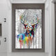 Abstract Modern Canvas Room Wall Art animal colorful Deer Oil Painting Bedroom Decor