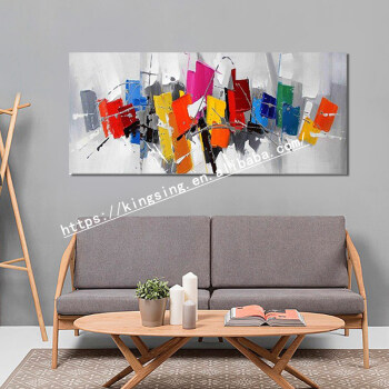 Newest Handmade Thickness Canvas Oil Painting Modern Abstract Unframed Canvas Wall Art Painting For Home Decor