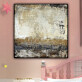 Wholesale art coloured canvas paint kits abstract thick texture large framed abstract wall art painting for living room