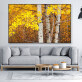 Factory wholesale yellow trees landscape picture decoration print canvas painting art decoration painting