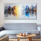 Best selling handmade oil painting for living room bedroo abstract inkjet art theme handmade canvas oil painting