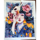 Amazon Homfun Flower Girl Painting Diy Digital Painting By Numbers  Handpainted Oil Painting For Home Wall Artwork
