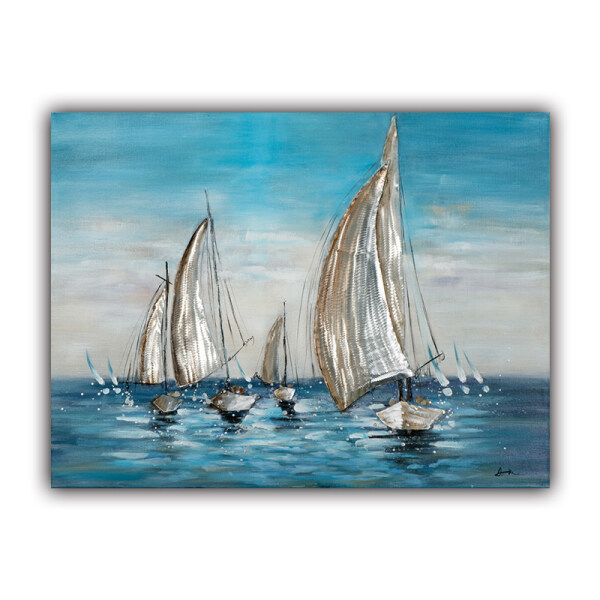 Abstract Seascape Oil Pianting Posters and Prints Wall Art Canvas Painting Pictures for Living Room Home Decor No Frame